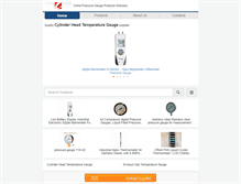 Tablet Screenshot of manometerthermometer.com